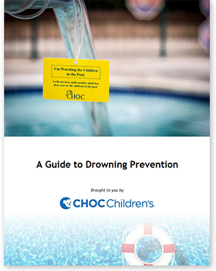 Cover page for drowning prevention guide