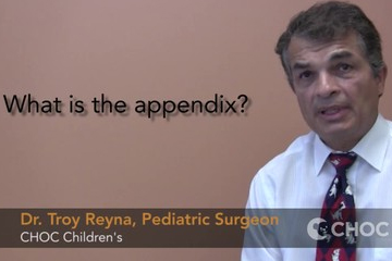Dr Troy Reyna - the causes of Appendicitis