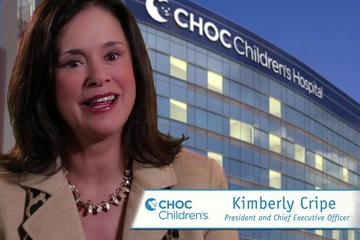 Kimberly Cripes speaks about the new patient tower at CHOC