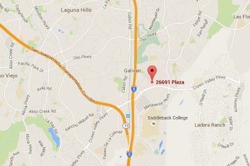 Map showing location of CHOC Children's Health Center Mission Viejo