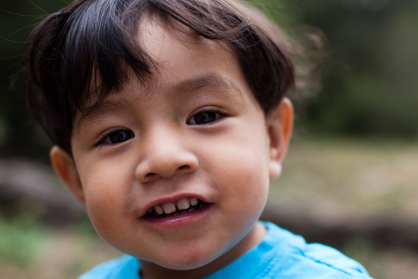 Close-up toddler boy