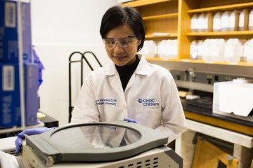 centrifuge in the metabolics research lab