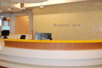 Front counter in the Tidwell Procedure Center