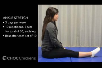 Cancer rehabilitation - ankle stretch