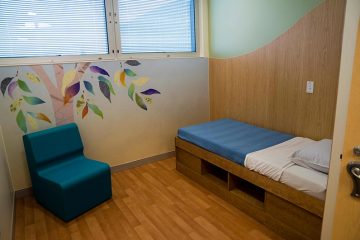 Mental health unit patient room