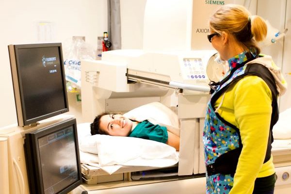 patient at radiology clinic