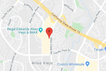 map of pediatric urgent care in aliso viejo