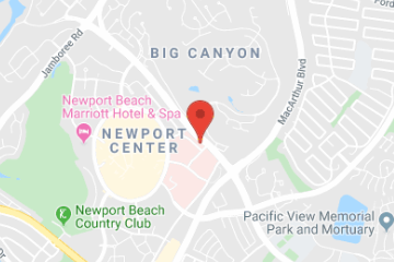 map of pediatric urgent care in newport beach