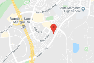 map of pediatric urgent care in rancho santa margarita