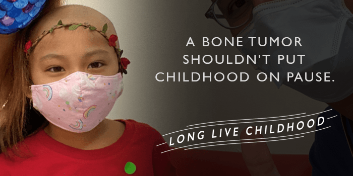 A bone tumor shouldn't put childhood on pause.
