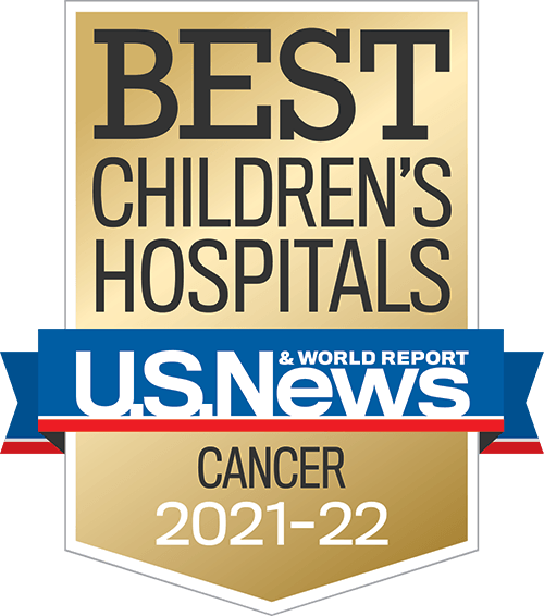 US News and World Report Best Children's Hospitals Award for Cancer