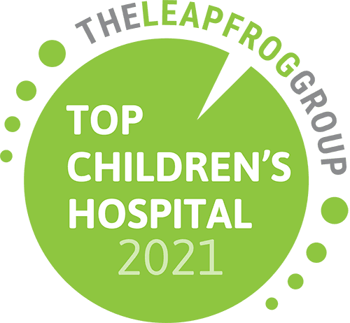 Leapfrog Top Children's Hospital Honor