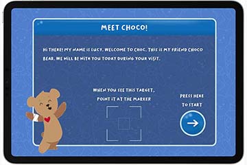 Augmented Reality App Screen