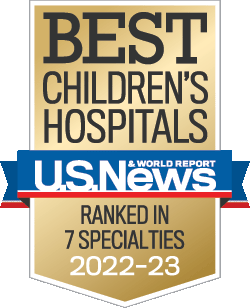 U.S. News Best Children’s Hospitals rankings