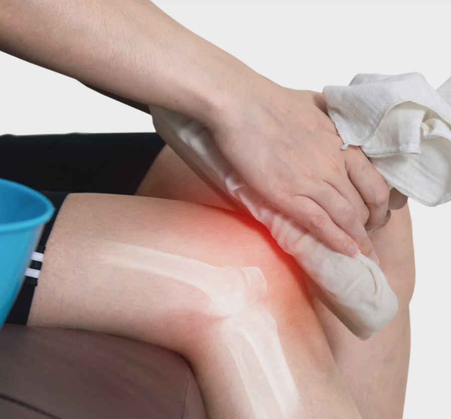inflamed-knee-with-bone