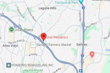 map of Oso Pediatrics